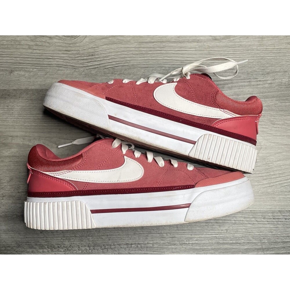 Nike Womens Court Legacy Lift Shoes Size 10 Casual Platform Sneakers FJ1986-600 - Picture 2 of 9
